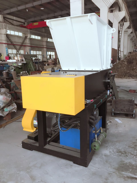 Máquina trituradora de plástico de eixo único
